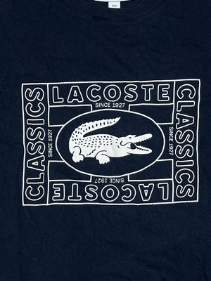 navyblue Lacoste t-shirt {M}