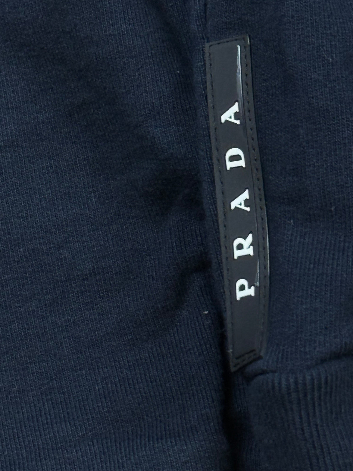 vintage black Prada sweatjacket