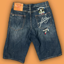 Load image into Gallery viewer, vintage Ed Hardy jorts {M}

