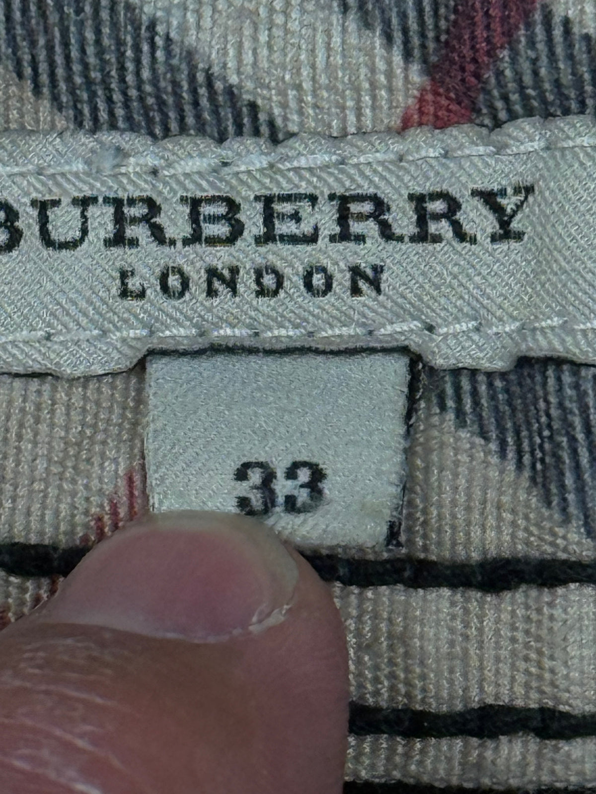 vintage Burberry jeans