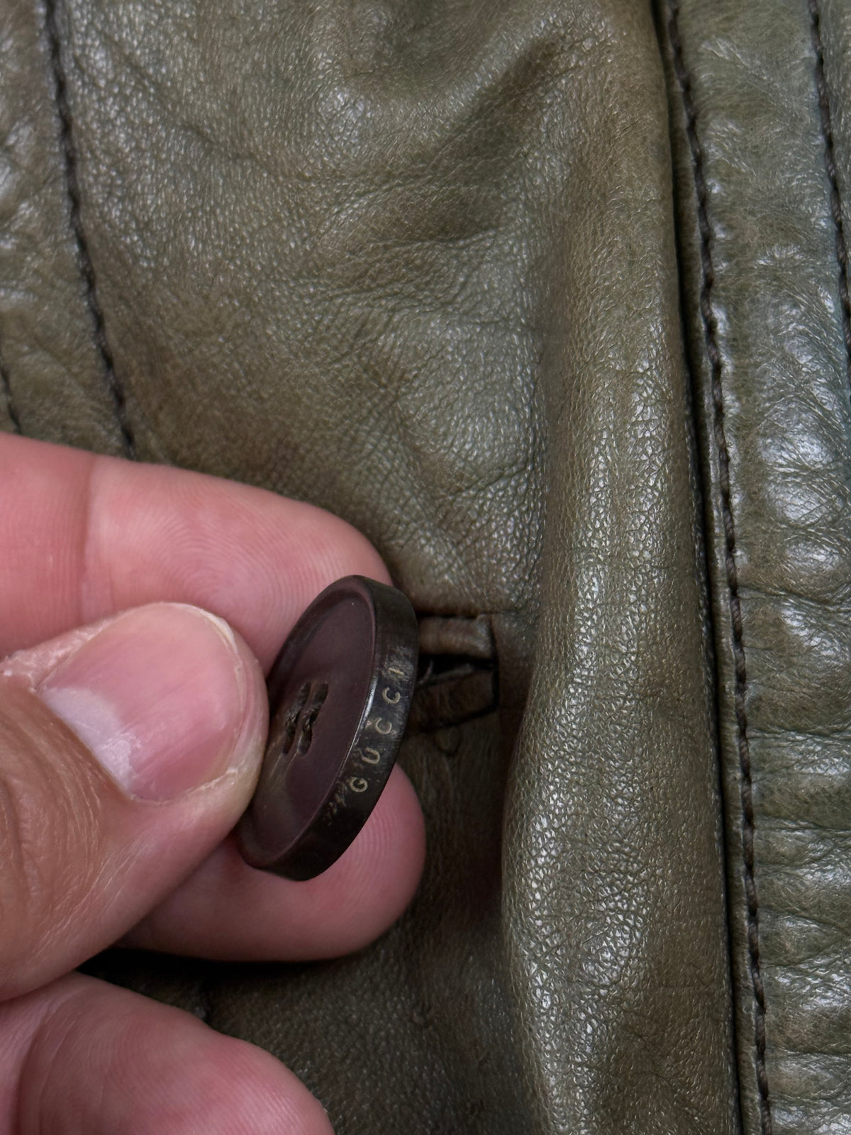 vintage Gucci leatherjacket