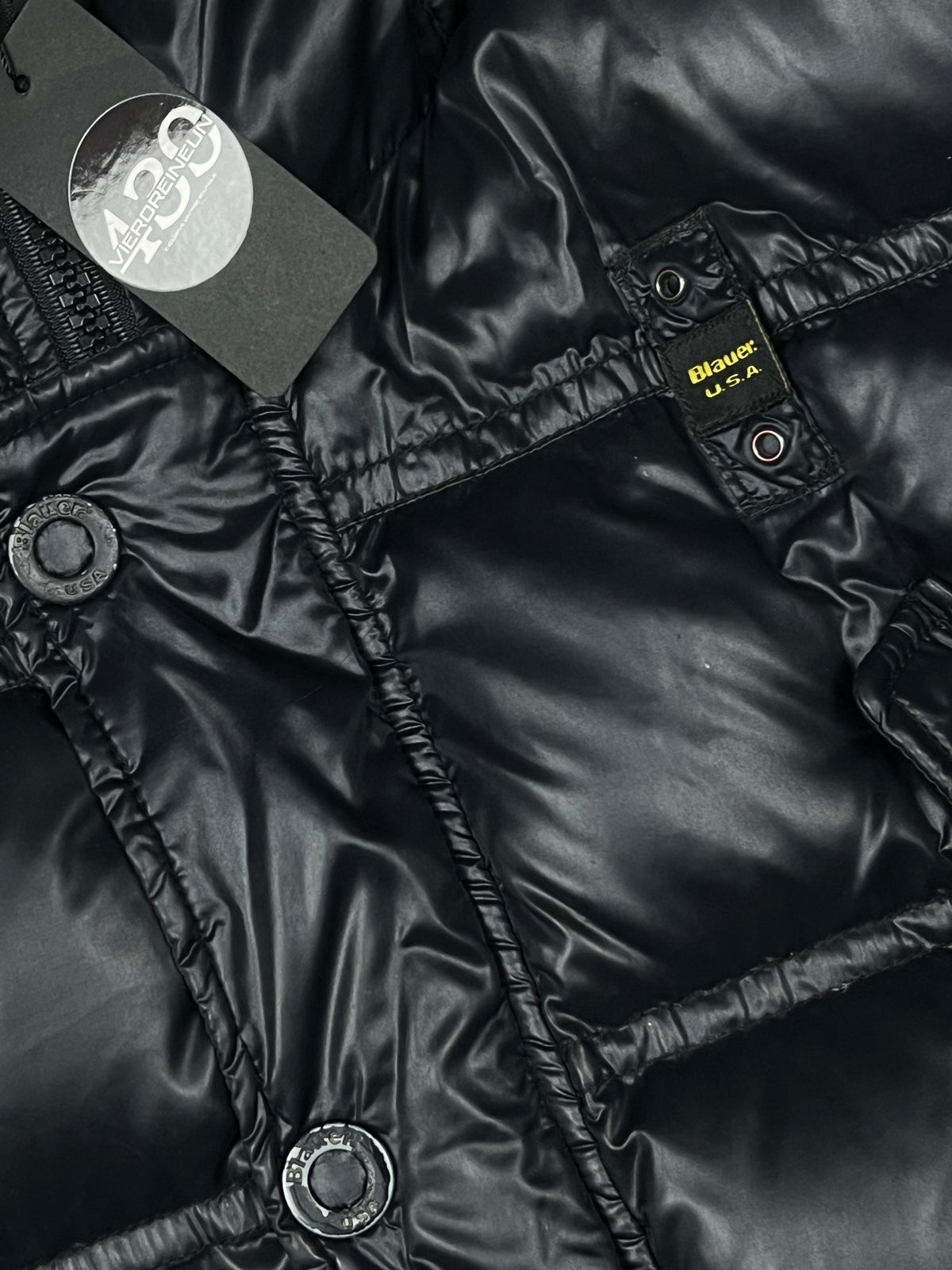 vintage Blauer winterjacket {L}