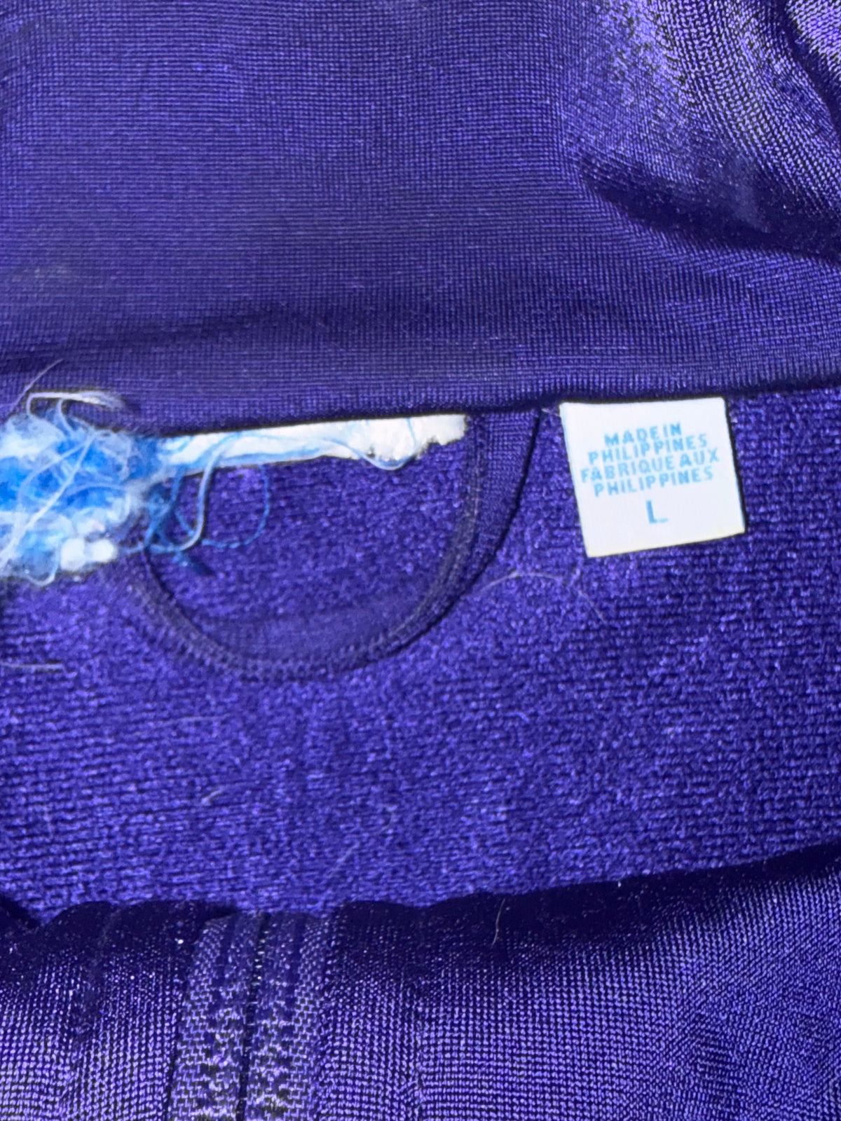vintage purple Adidas trackjacket {L}