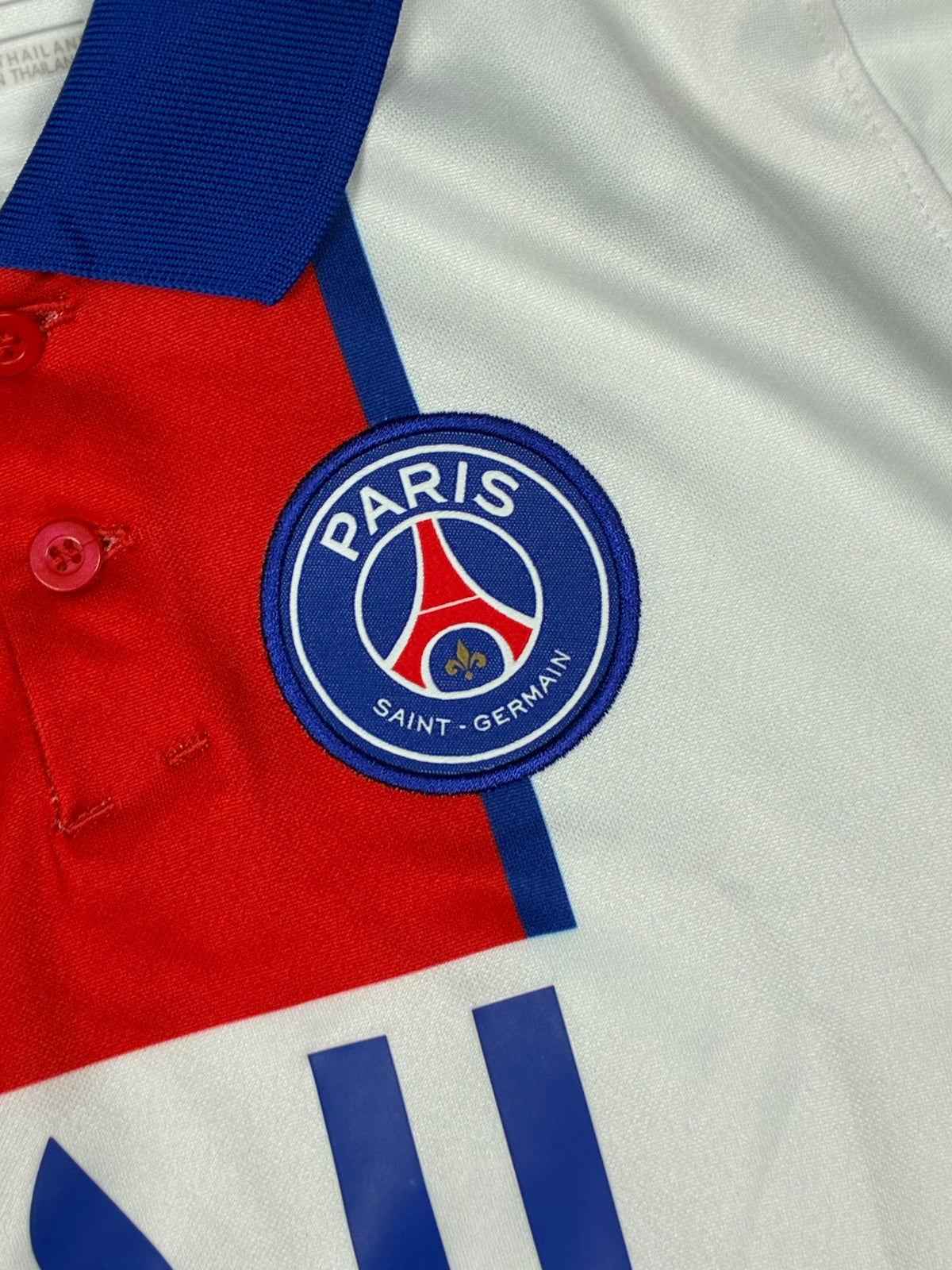 white Nike PSG Paris Saint Germain home jersey {S}