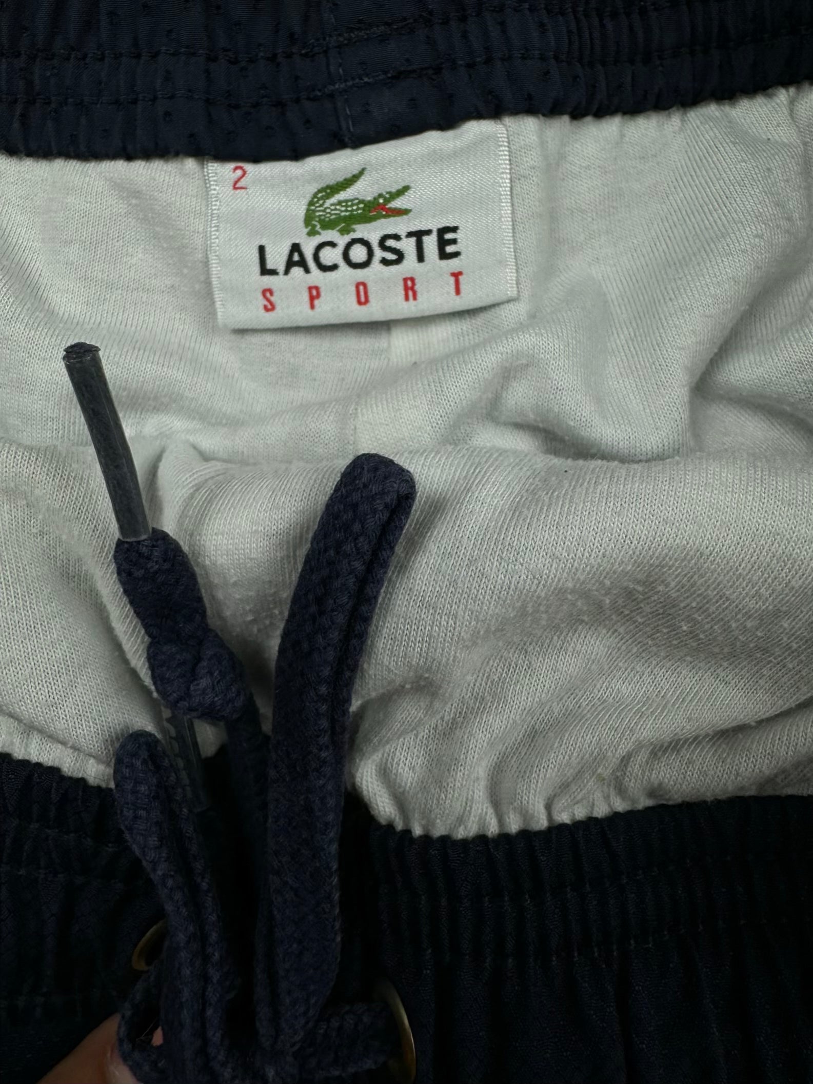 vintage Lacoste trackpants {S}