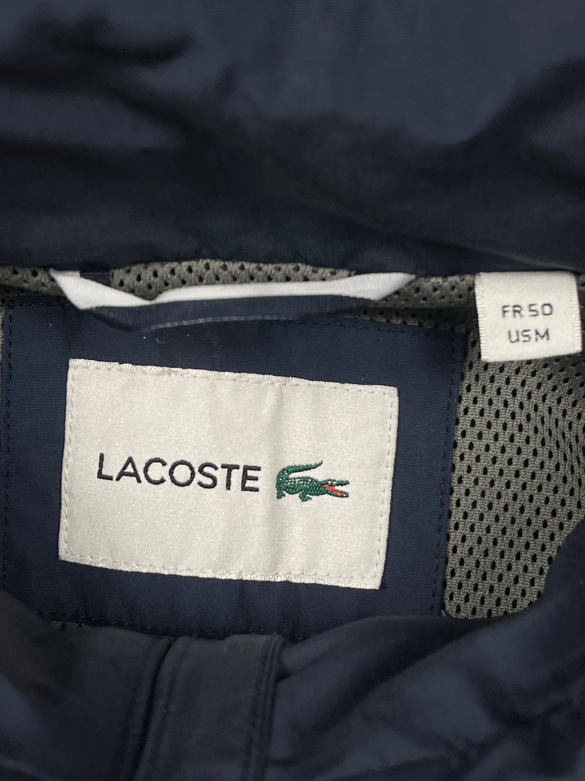 navyblue Lacoste windbreaker {M}