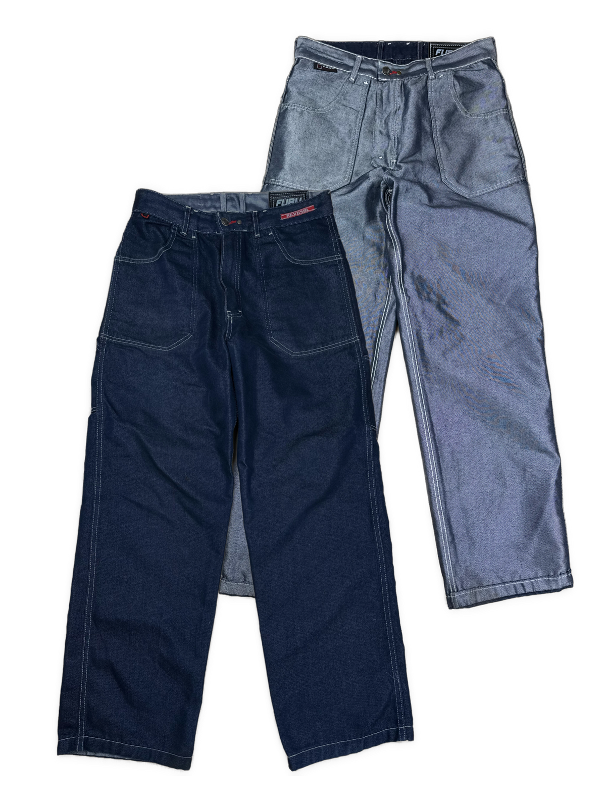 vintage reversible Fubu jeans {S}