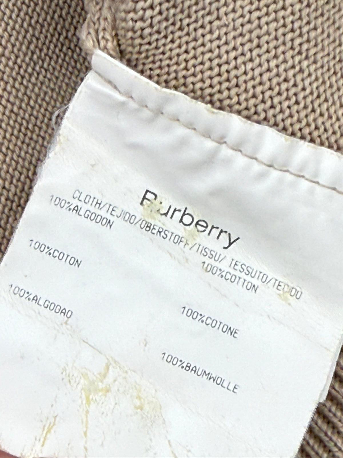 vintage Burberry knittedsweater {XL}