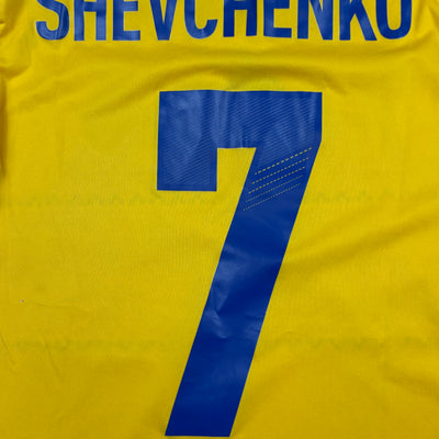 vintage Adidas Ukraine SHEVCHENKO7 home jersey {M}