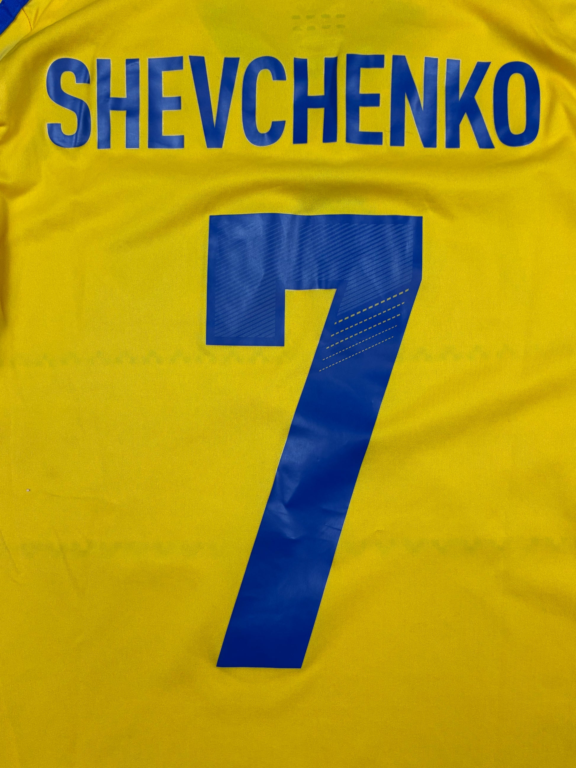 vintage Adidas Ukraine SHEVCHENKO7 home jersey {M}