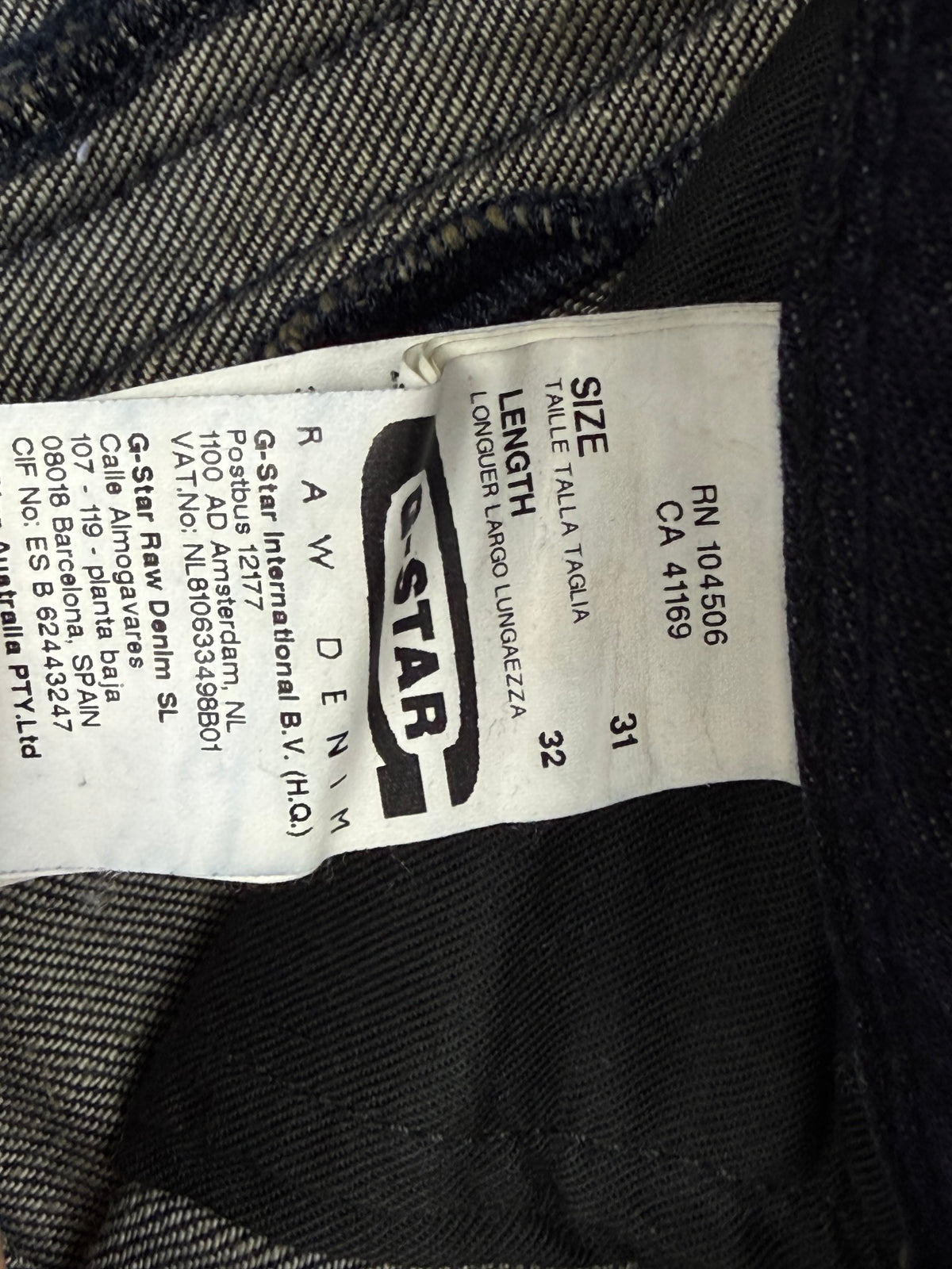 vintage G-STAR jeans {M}