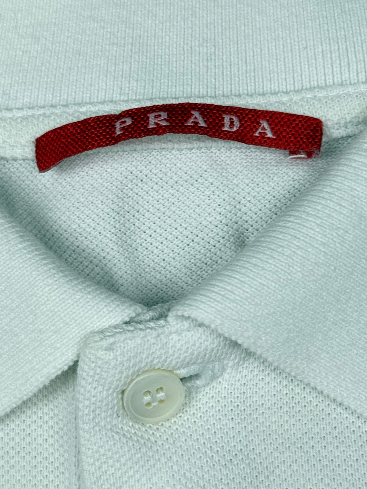 vintage white Prada polo long {L}