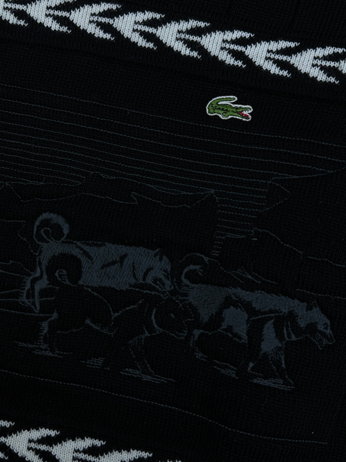 vintage Lacoste knittedsweater {M}