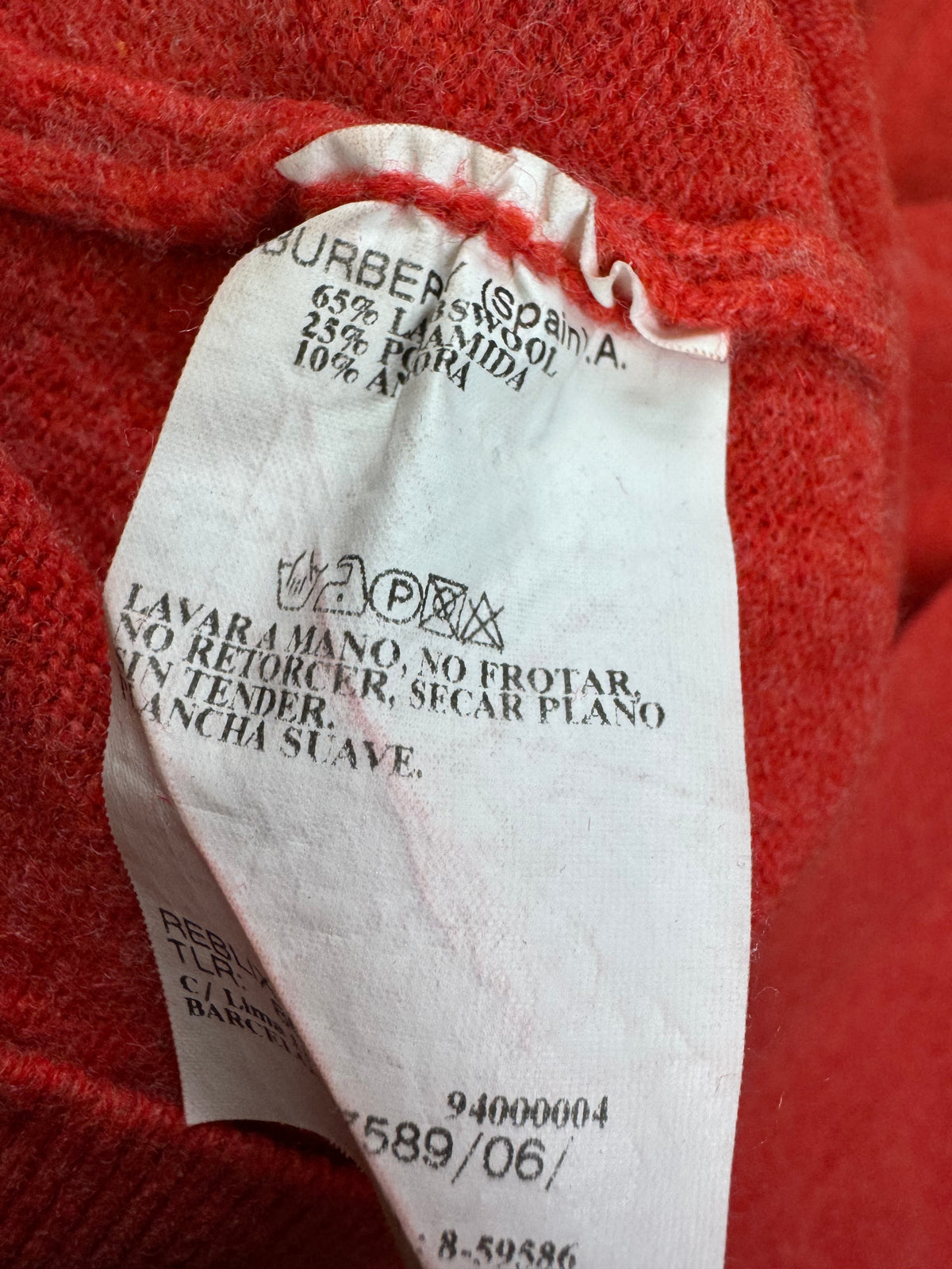 vintage Burberry knittedsweater {L}