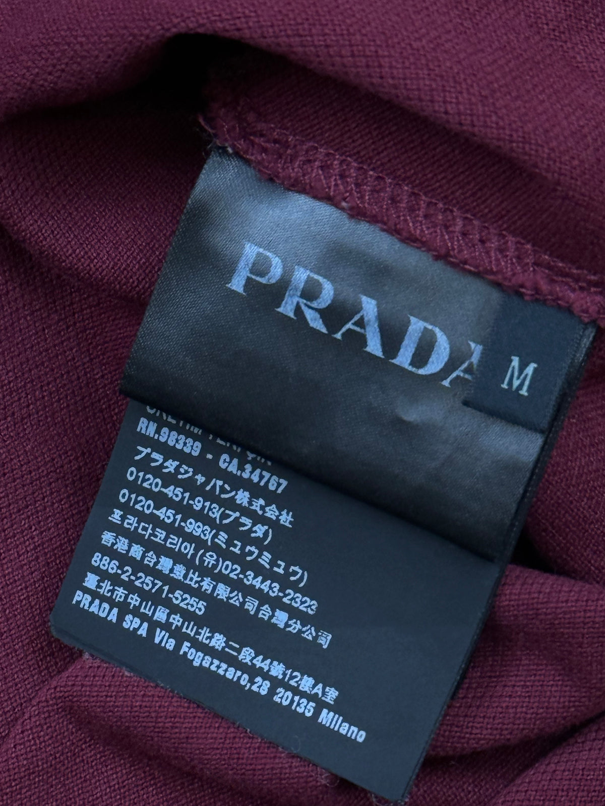 bordeaux Prada polo