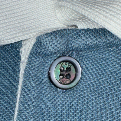 vintage babyblue Gucci polo {XL}