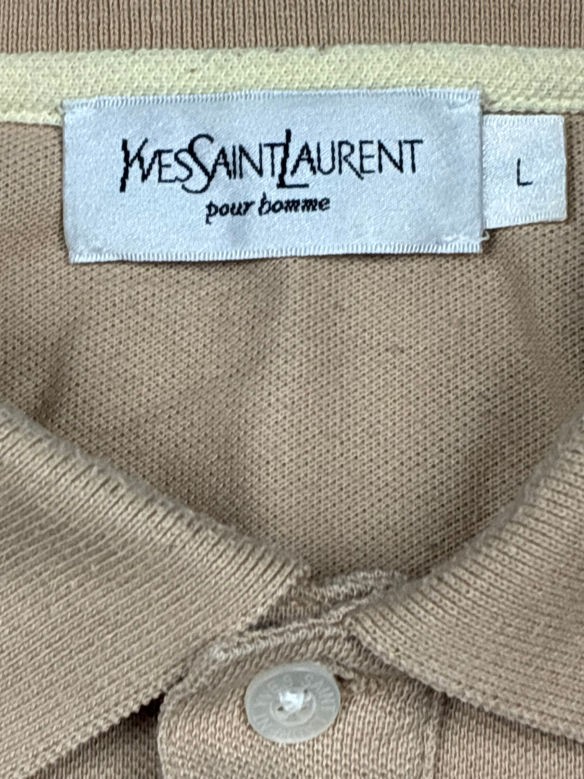 vintage YSL Yves Saint Laurent polo {L}