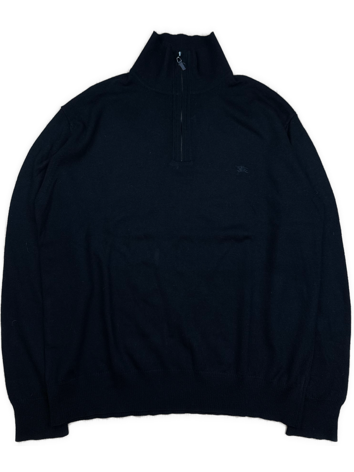 vintage Burberry quarterzip