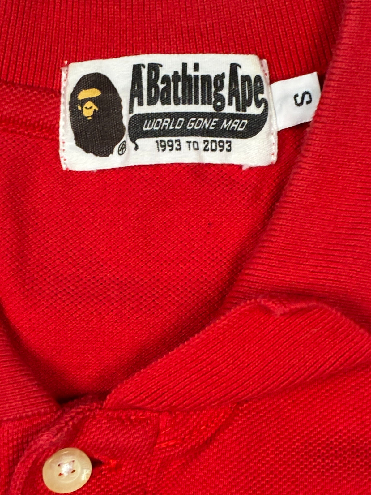 vintage BAPE a bathing ape polo {S}