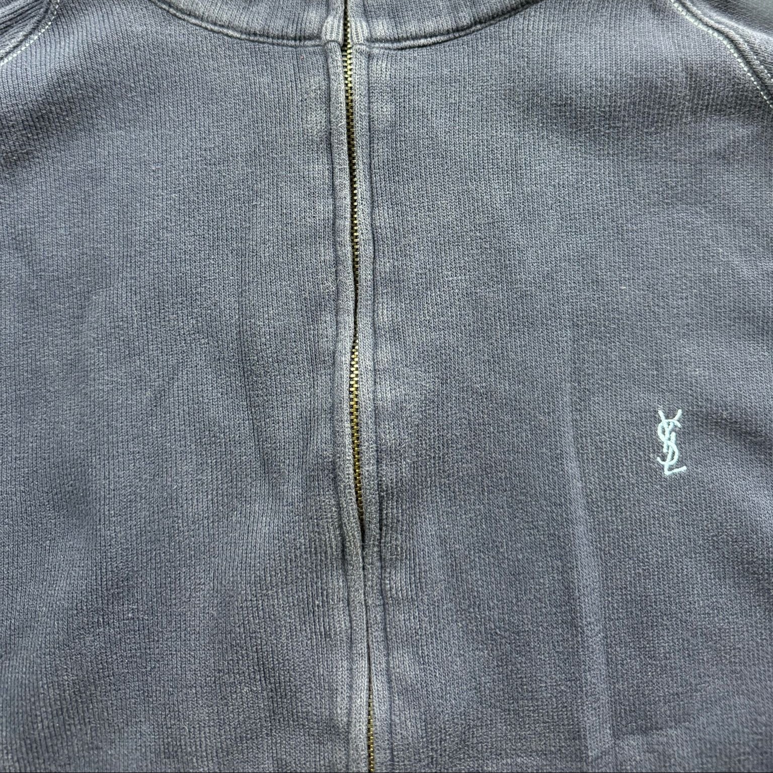 vintage YSL Yves Saint Laurent sweatjacket {XL}