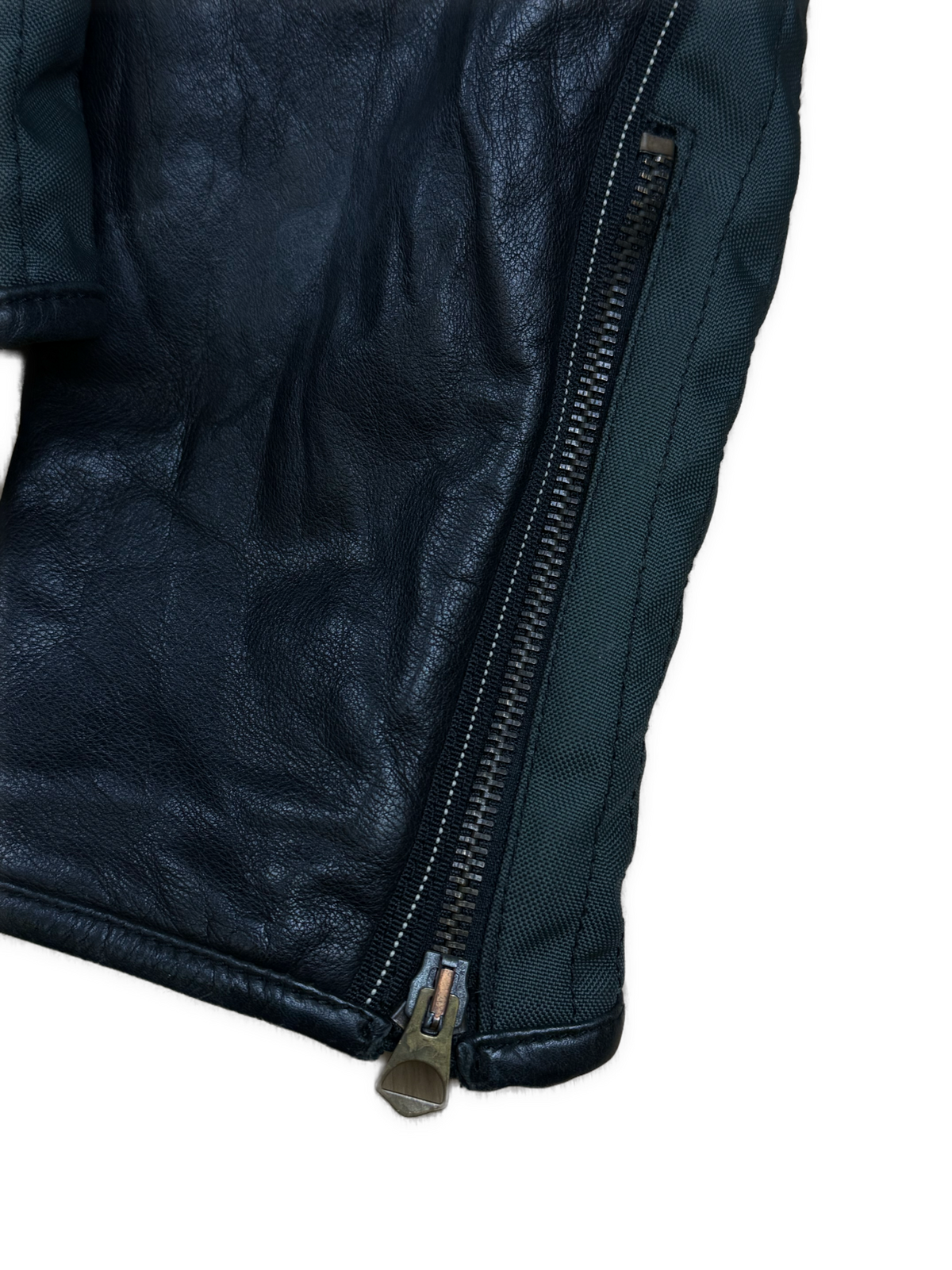 vintage Armani Jeans leatherjacket {L}