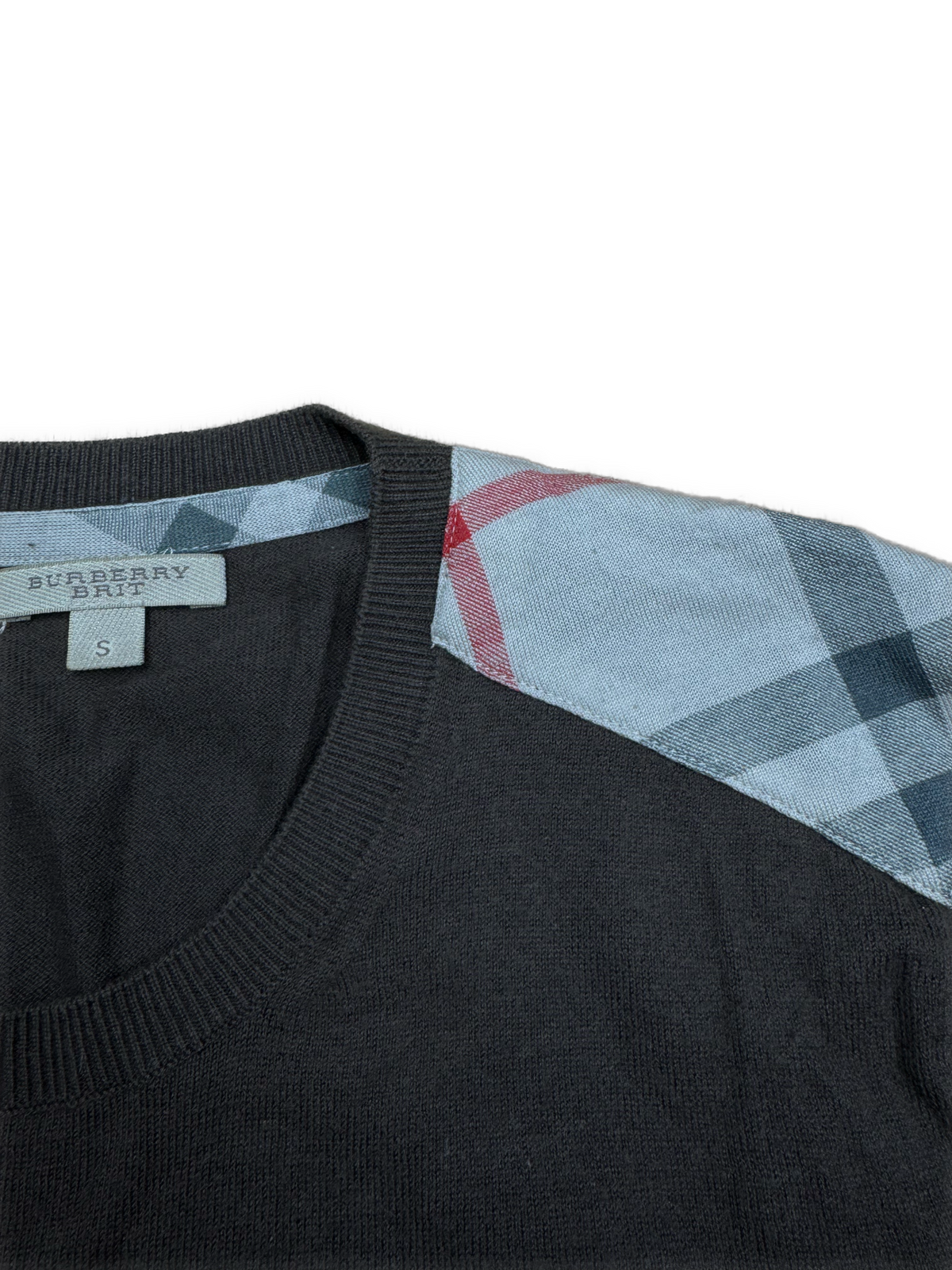 vintage Burberry knittedsweater {S}