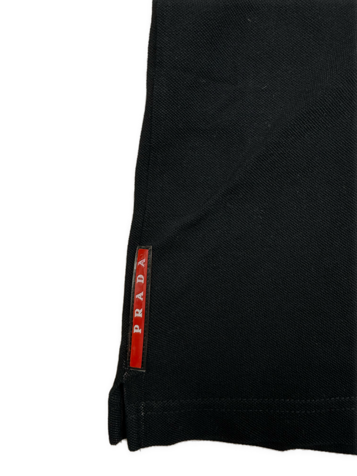 vintage black Prada polo {L}