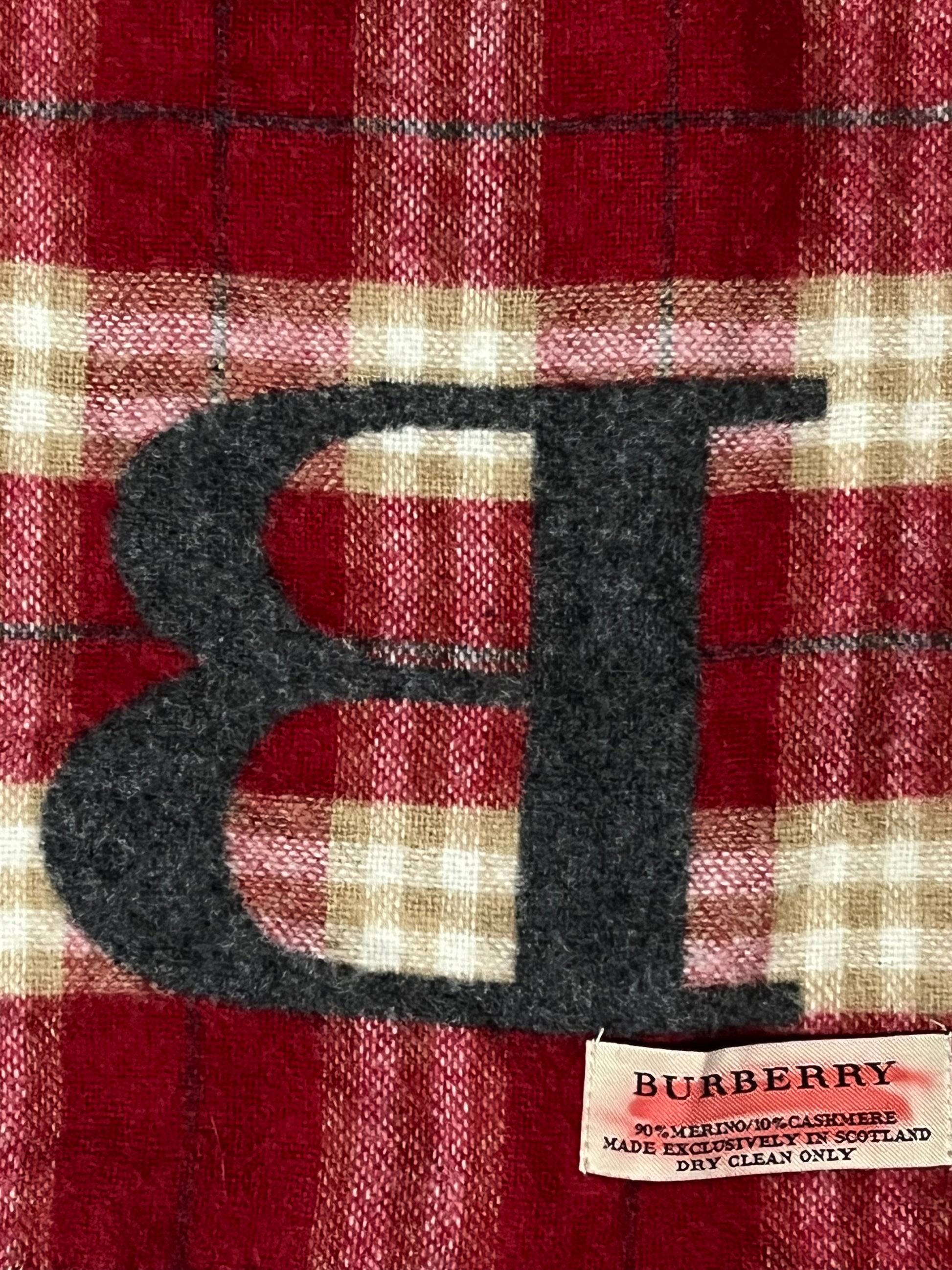 vintage Burberry scarf