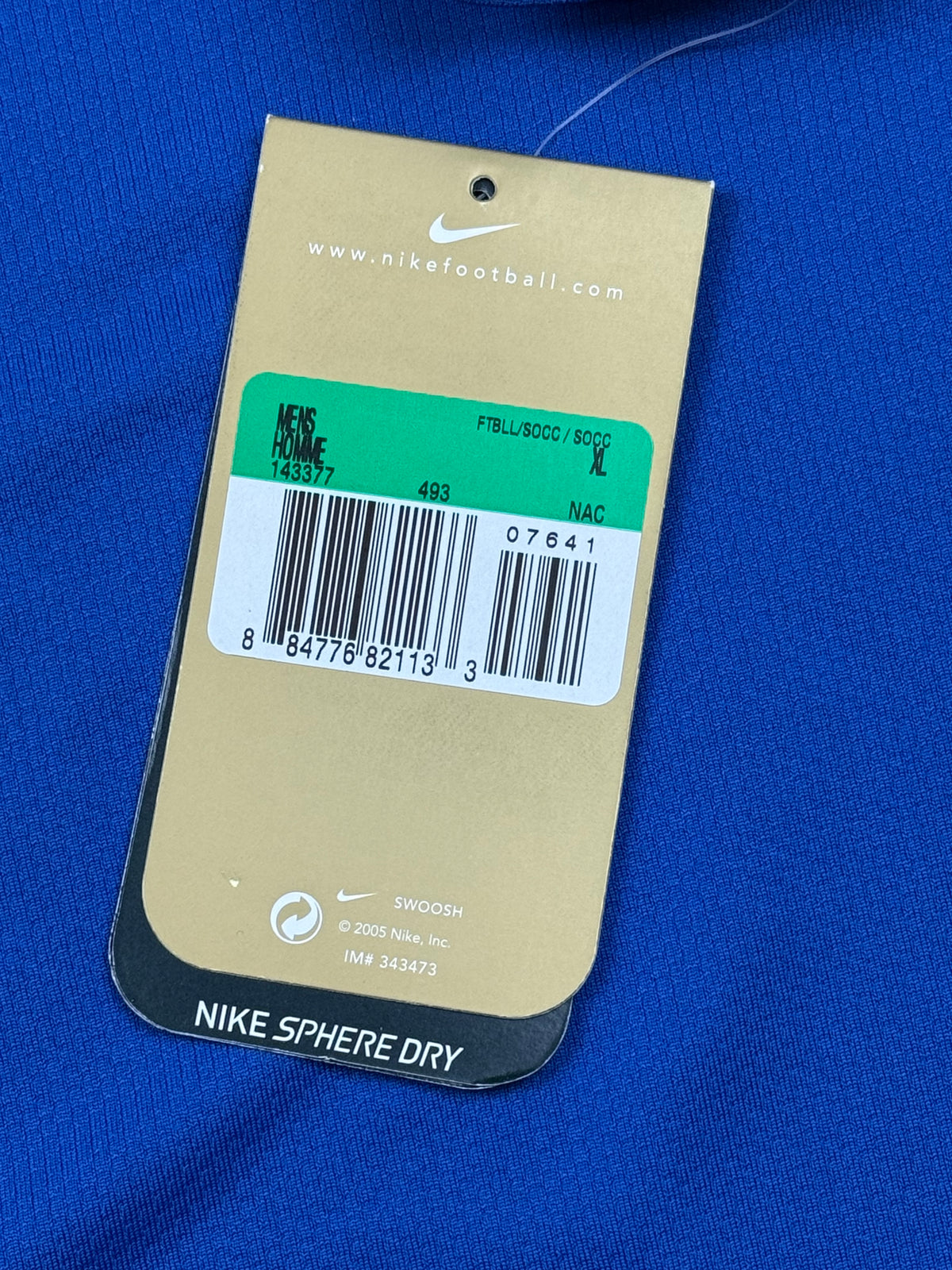 vintage Nike Brasil trainingjersey 2005 DSWT {XL}