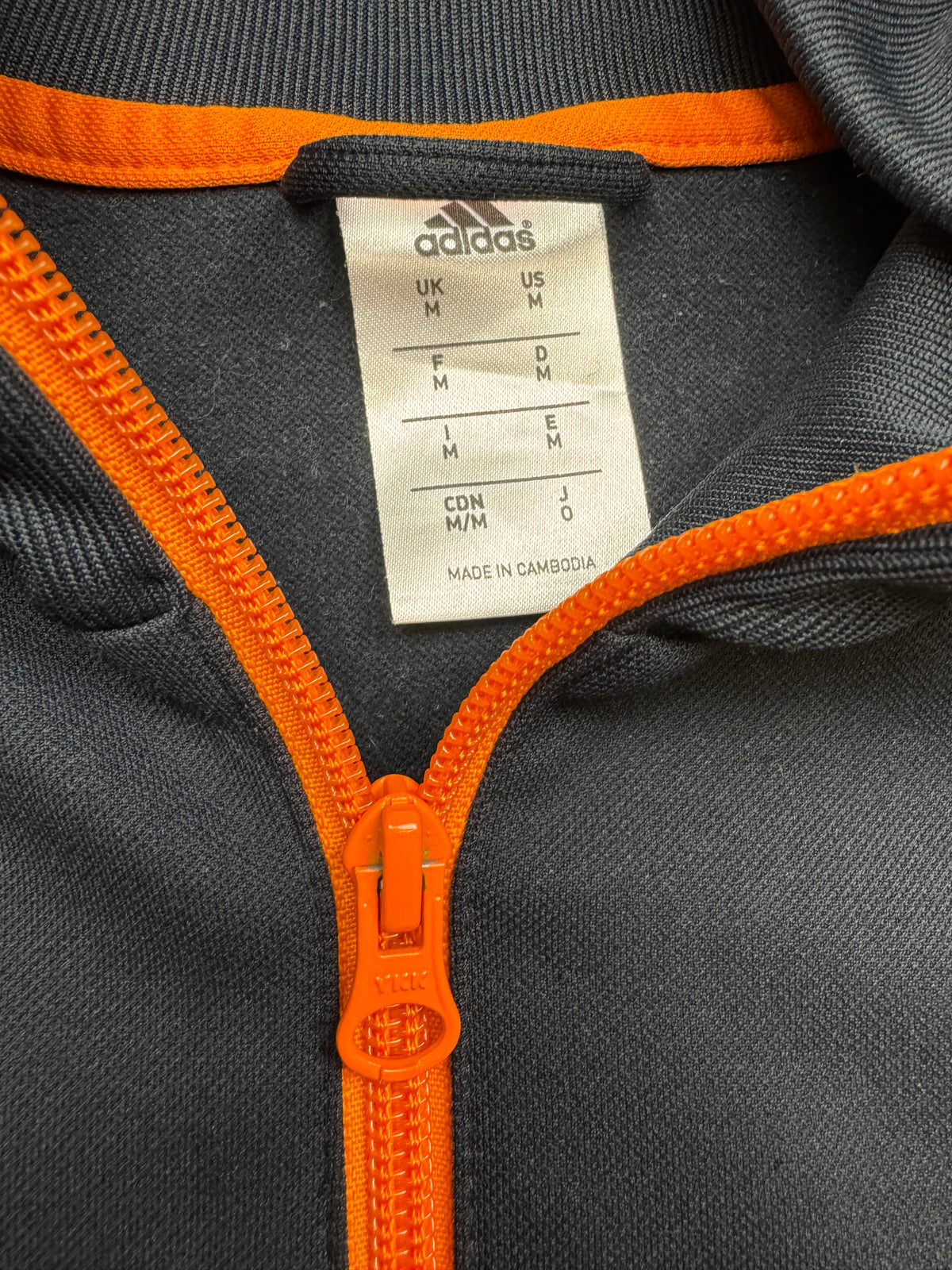 vintage Adidas Real Madrid trackjacket {M}