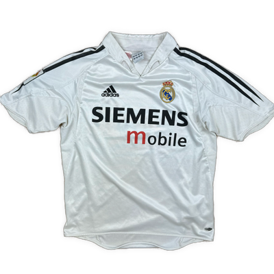 vintage Adidas Real Madrid home jersey {XS}