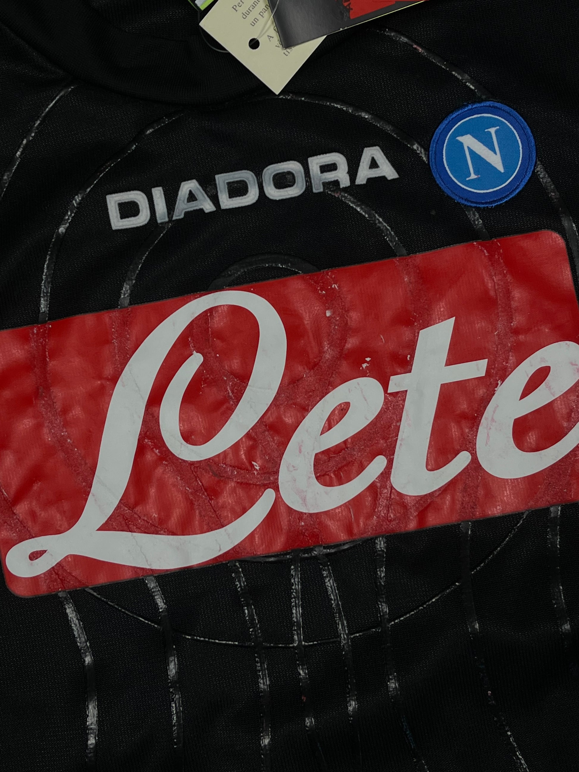 vintage Diadora SSC Napoli 2006-2007 goalkeeper jersey DSWT {XL}