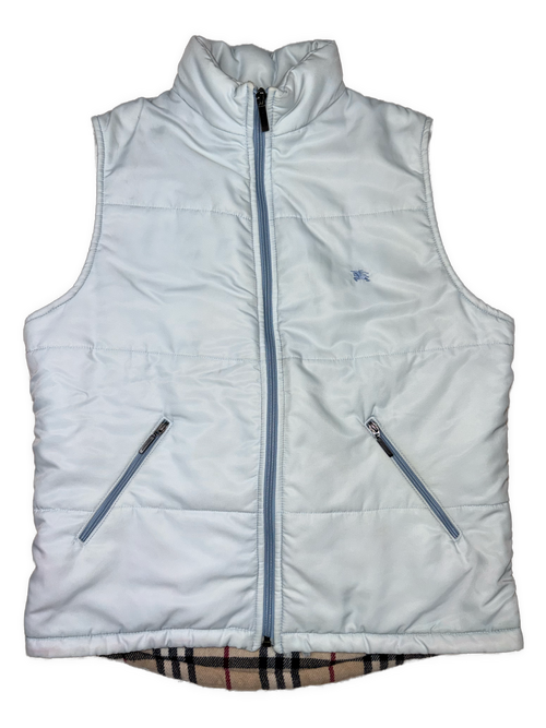 vintage babyblue Burberry vest