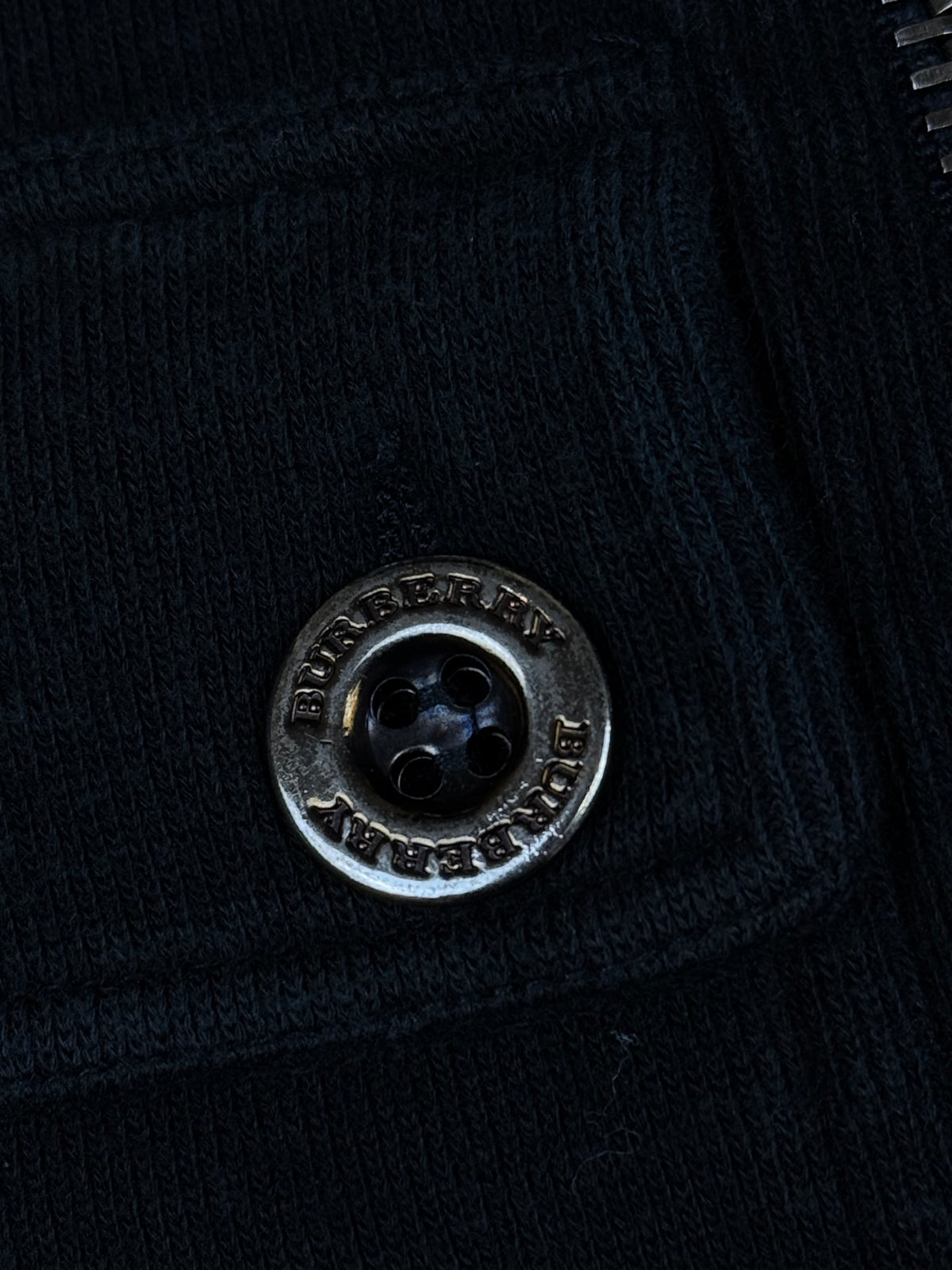 vintage Burberry sweatjacket {L}
