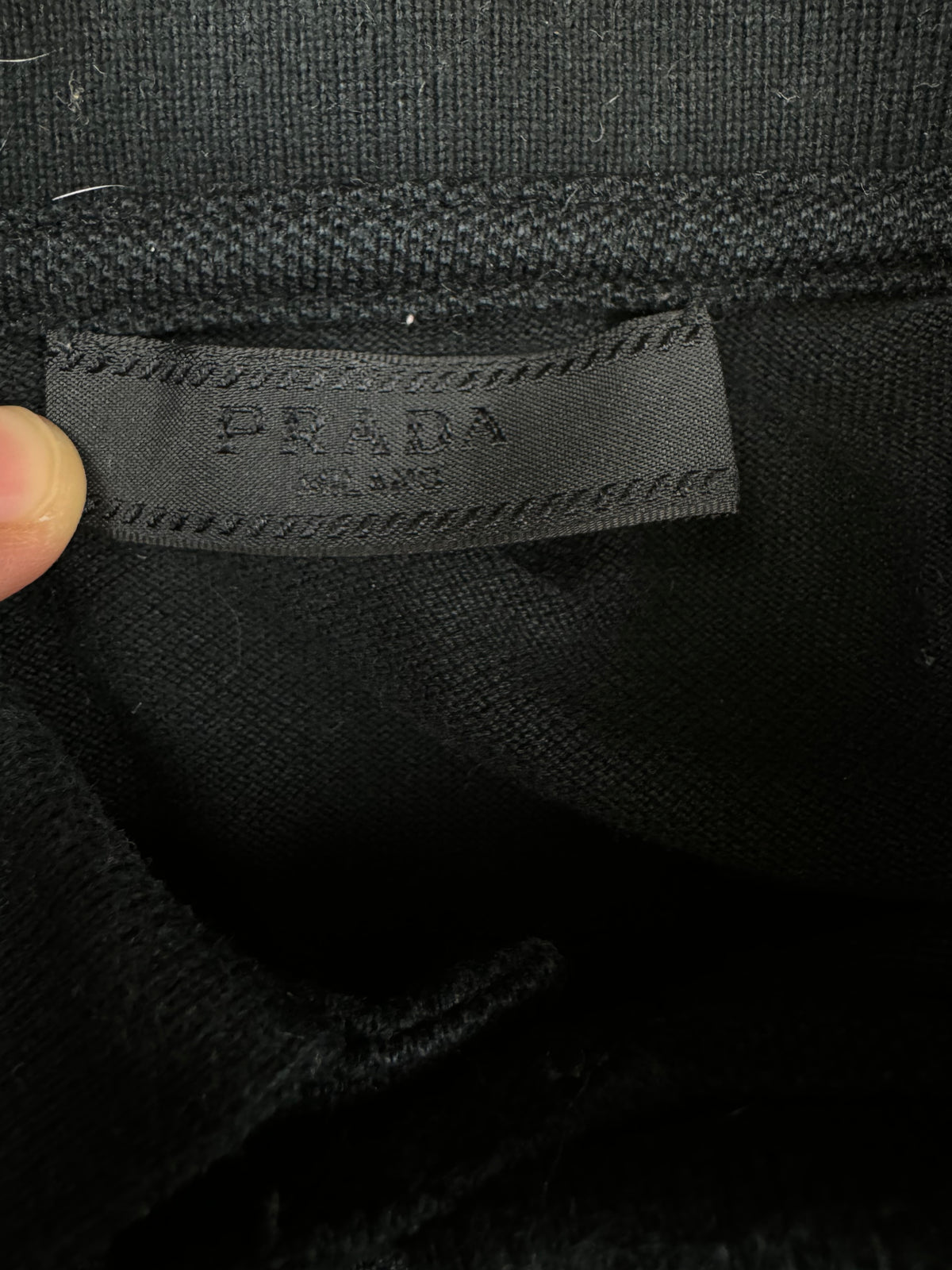 black Prada polo {S}