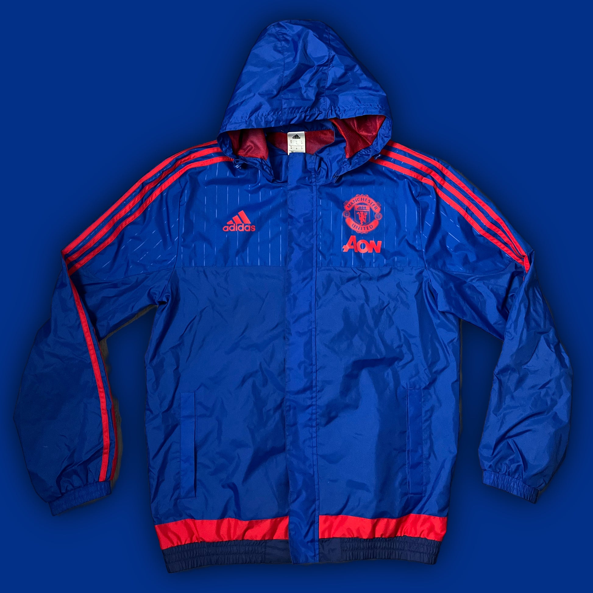 vintage Adidas Manchester United windbreaker {L}