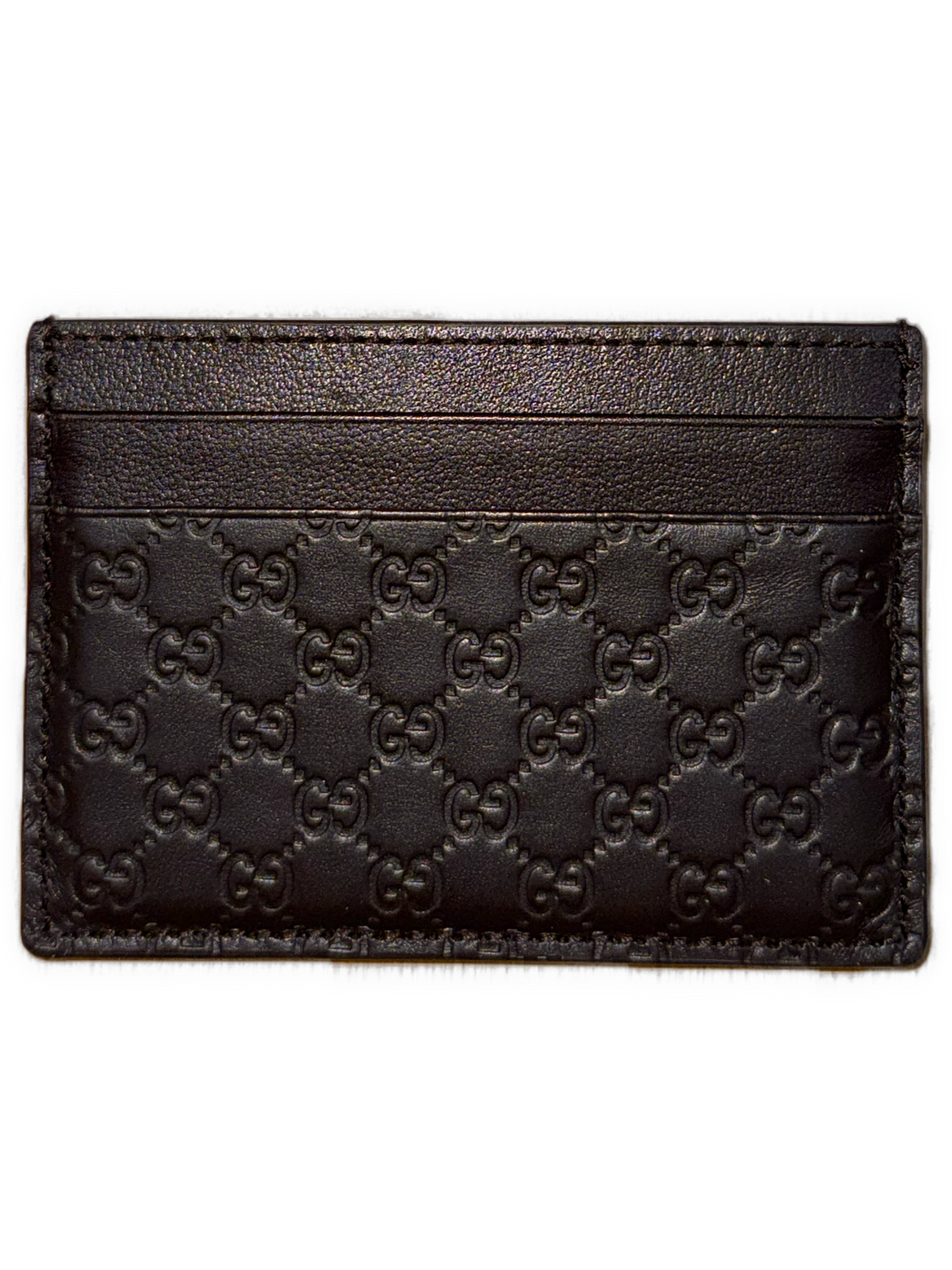 vintage brown Gucci cardholder