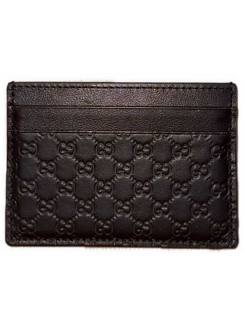 vintage brown Gucci cardholder