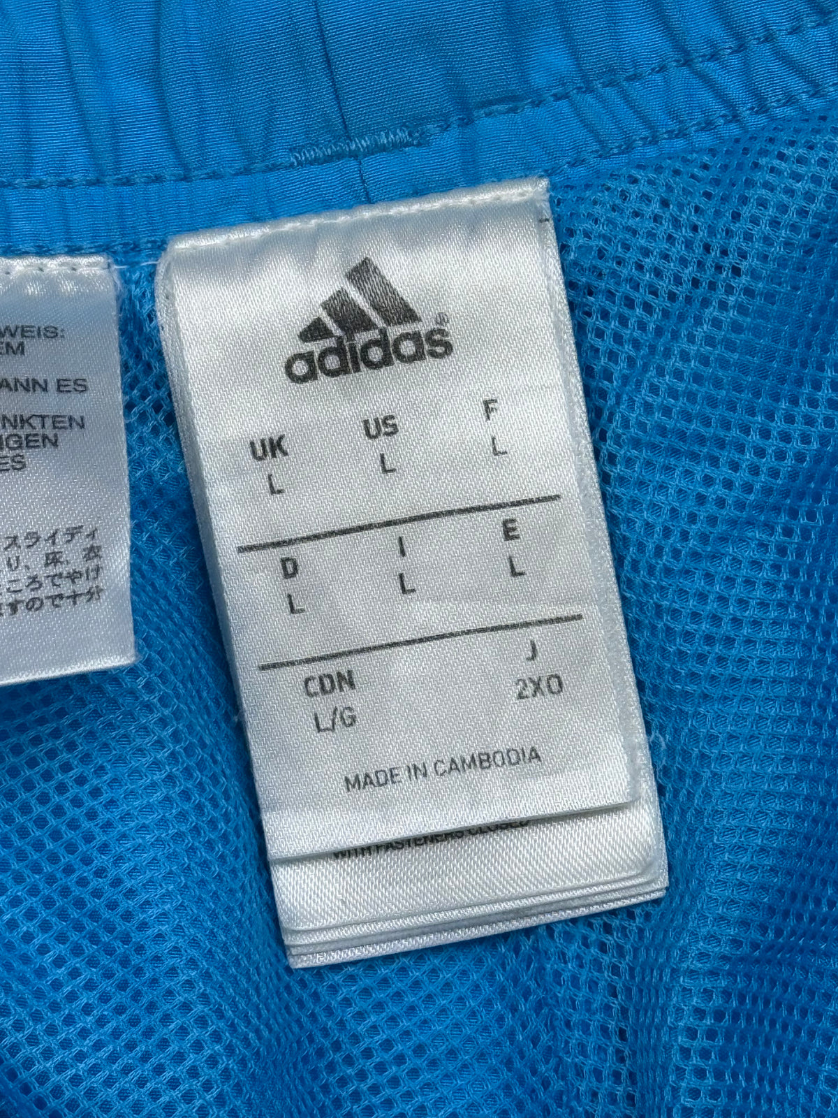 vintage Adidas Olympique Marseille trackpants {L}