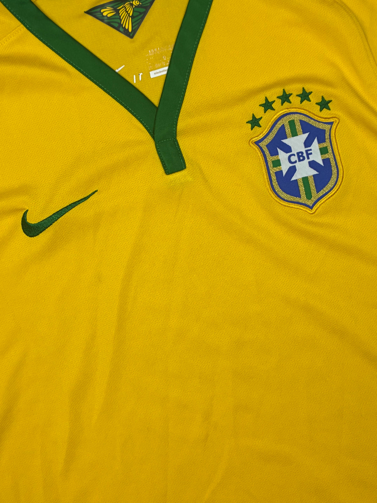vintage Nike Brasil home jersey {XS}