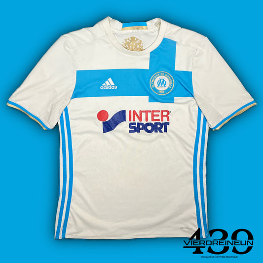 vintage Adidas Olympique Marseille home jersey {S}