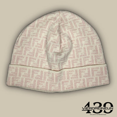 vintage pink Fendi beanie