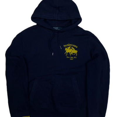 vintage navyblue Polo Ralph Lauren hoodie {L}