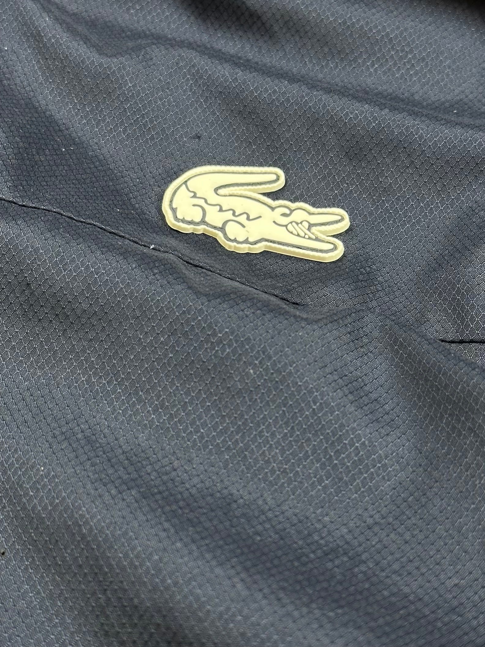 navyblue Lacoste windbreaker {XS}