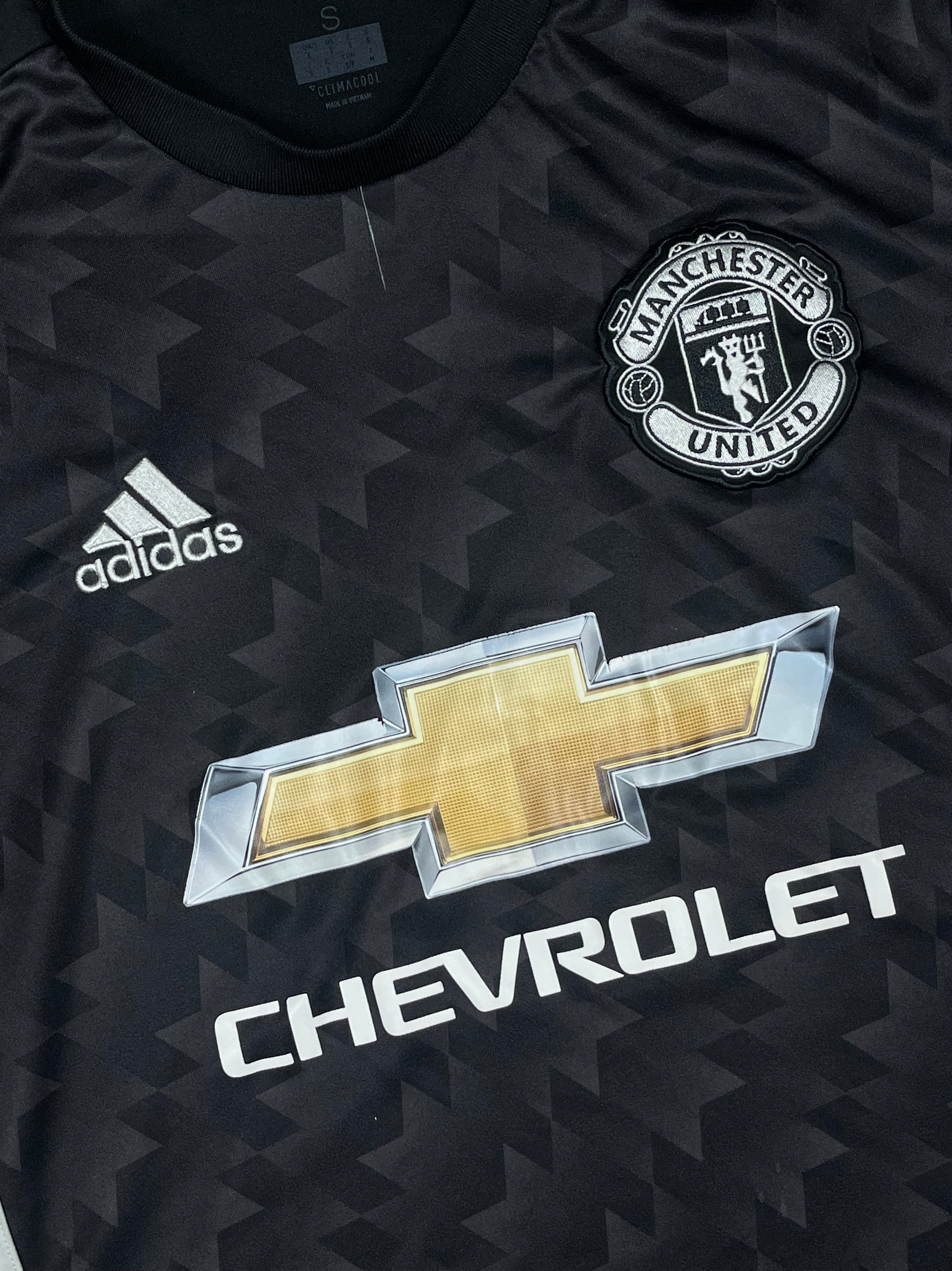 vintage Adidas Manchester United away jersey {S}