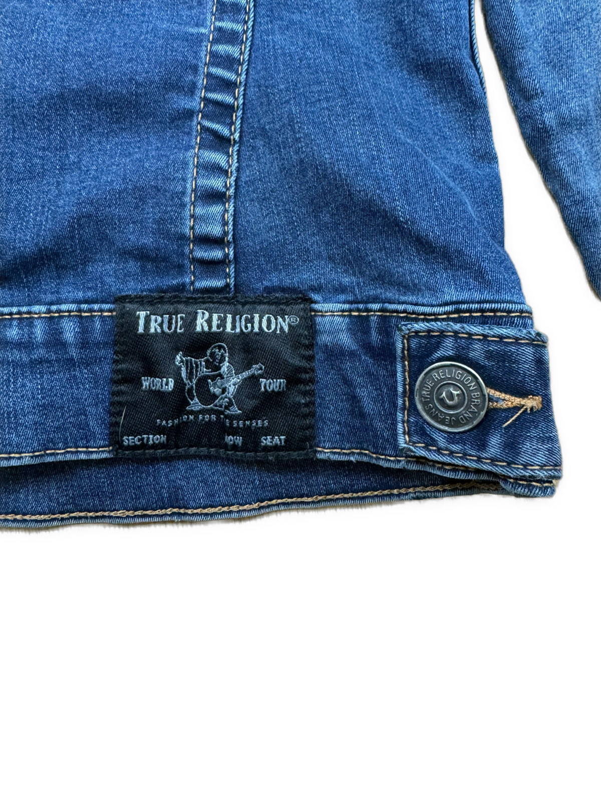vintage True Religion jeansjacket {S}