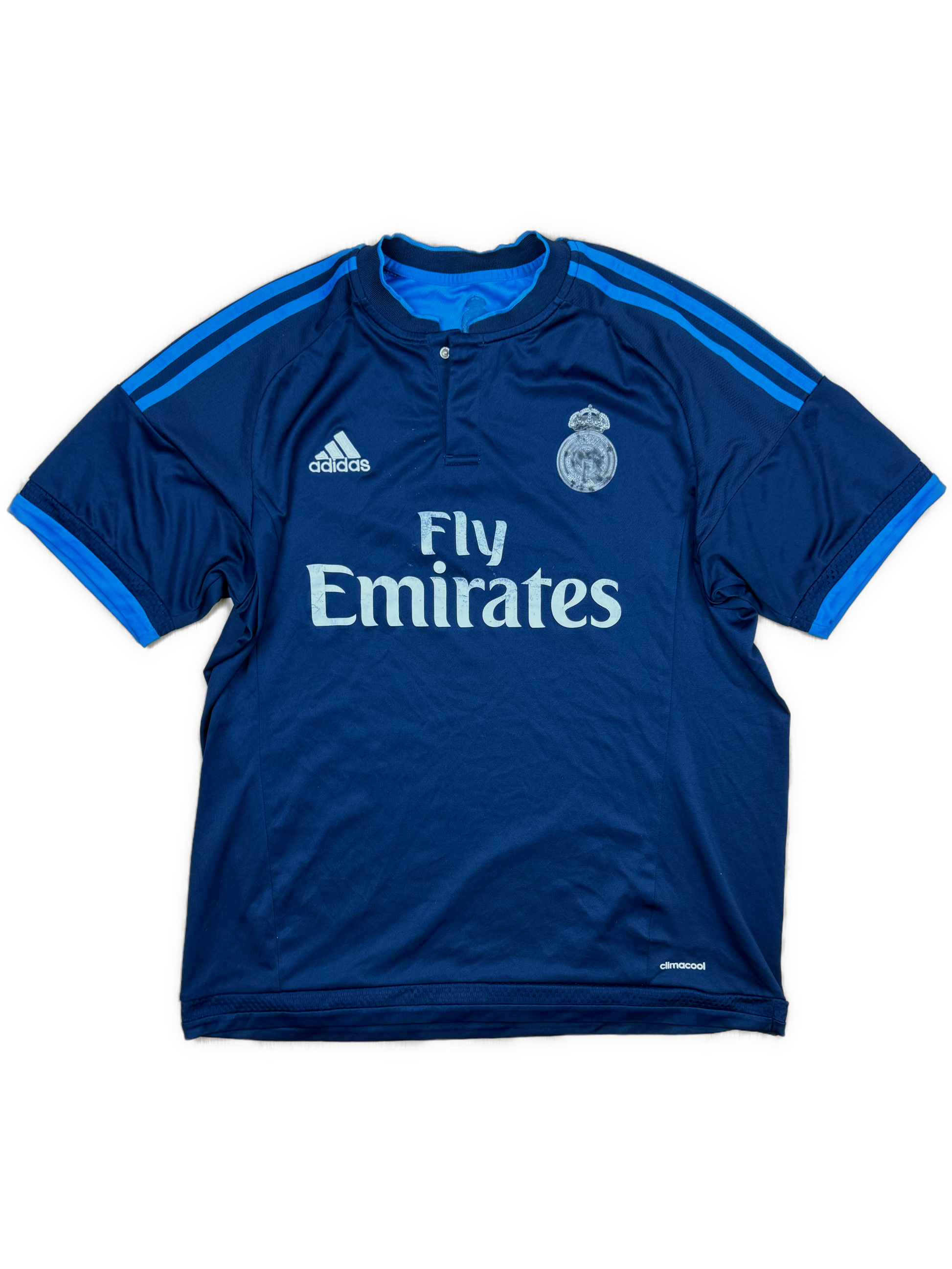 vintage Adidas Real Madrid away jersey {L}