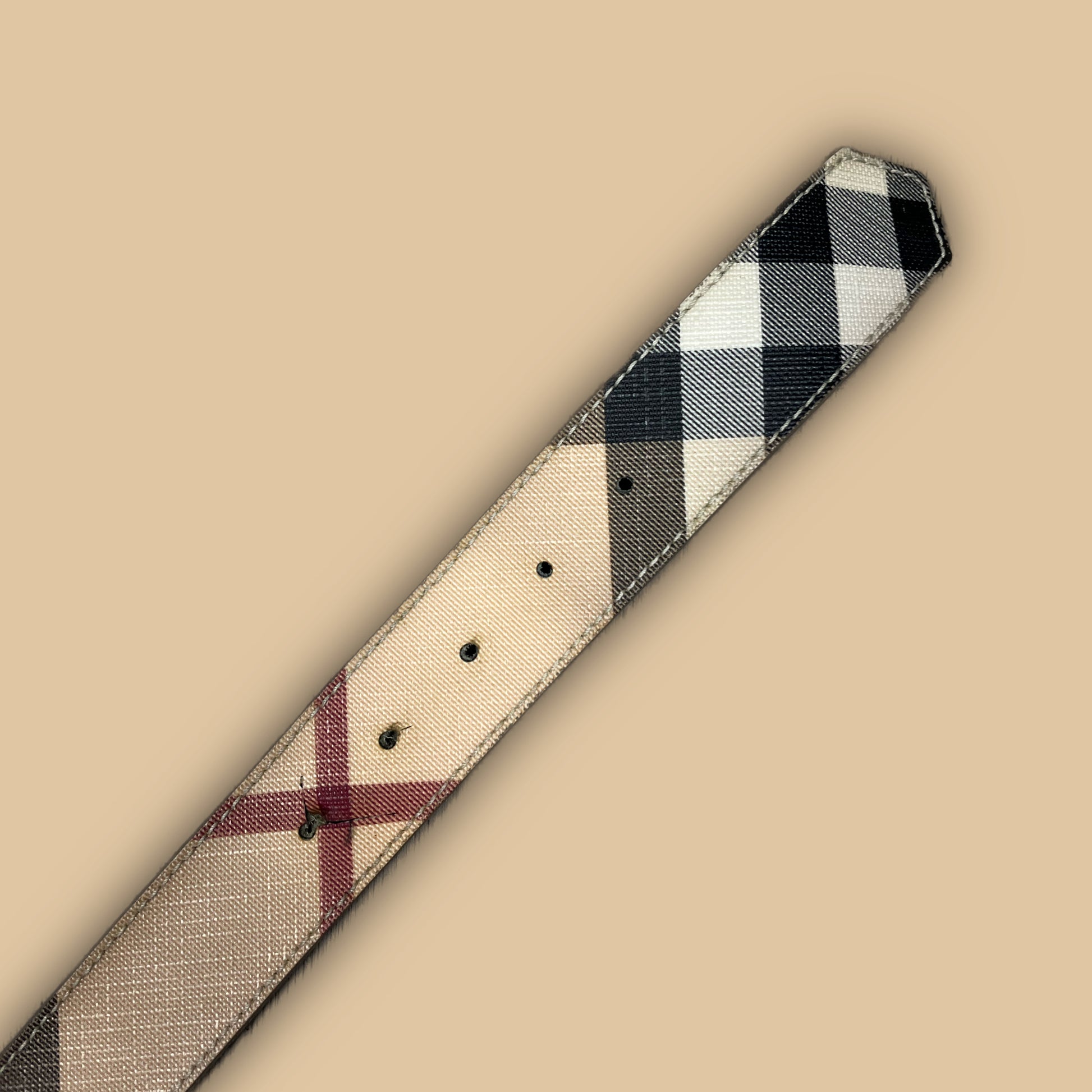vintage Burberry belt