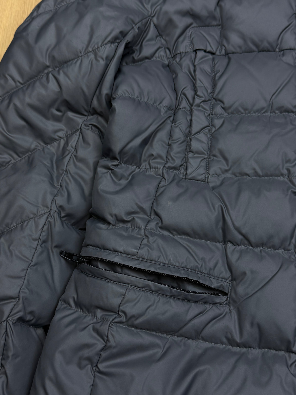 vintage Blauer winterjacket (real fur) {M}