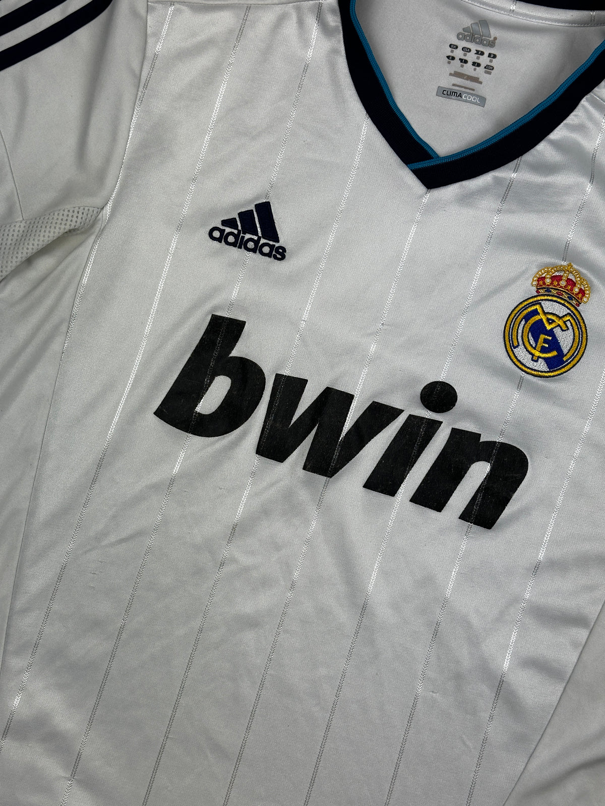 vintage Adidas Real Madrid home jersey {M}